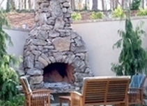 Fire Rock Outdoor Fireplace 4
